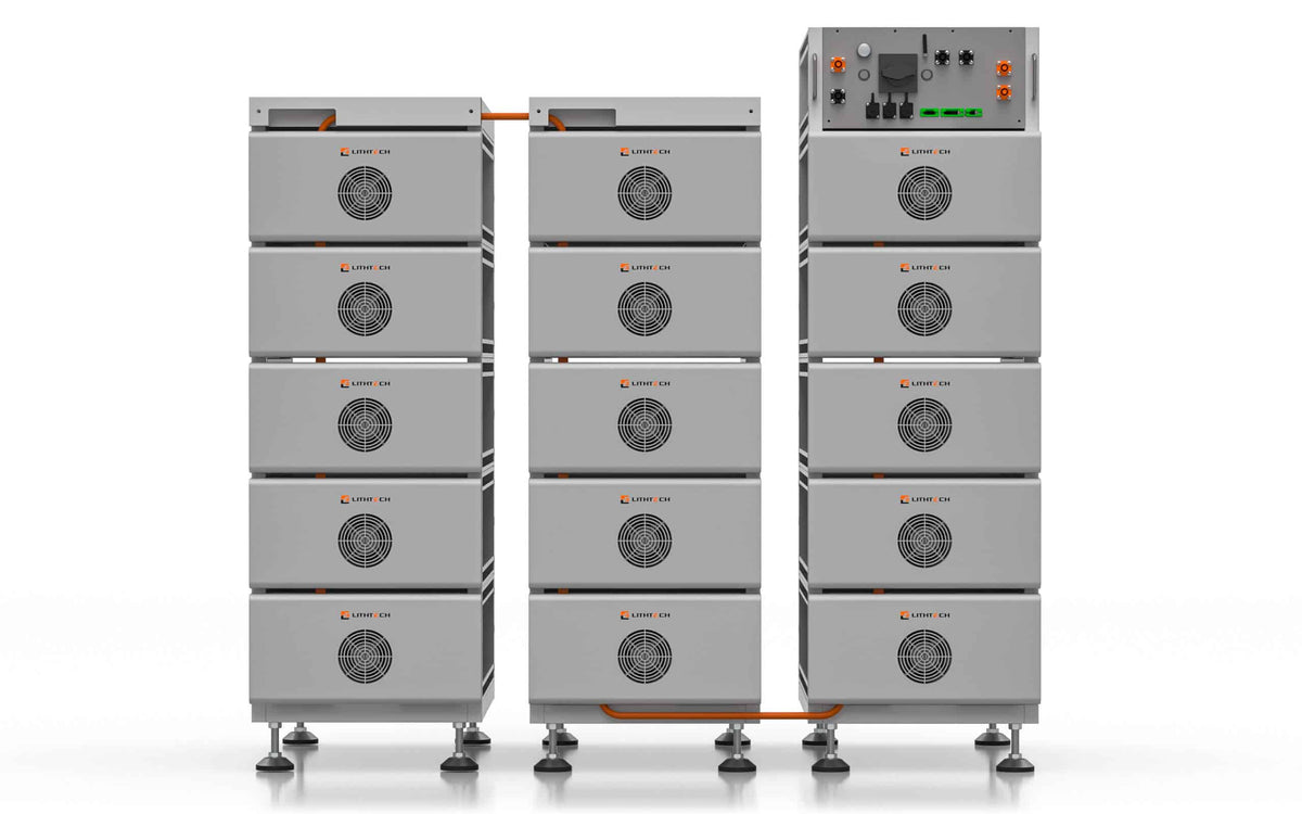 Lithtech HP1600K – Sistem modular de stocare cu baterii de inalta tensiune, 48–241 kWh