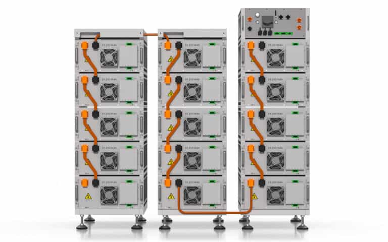 Lithtech HP1600K – Sistem modular de stocare cu baterii de inalta tensiune, 48–241 kWh