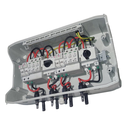 Tablou DC fotovoltaic 1000V echipat 2 stringuri, IP66, ETI