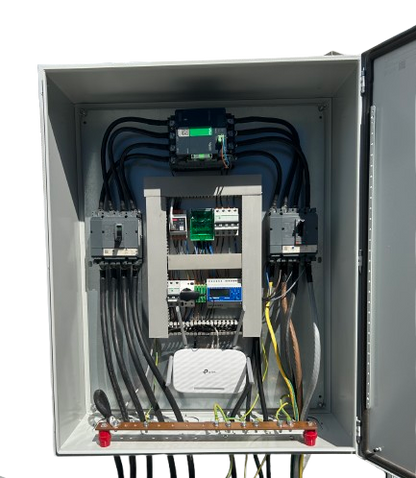 Tablou Anti-insularizare 125kW Schneider pentru invertor trifazat, echipat complet