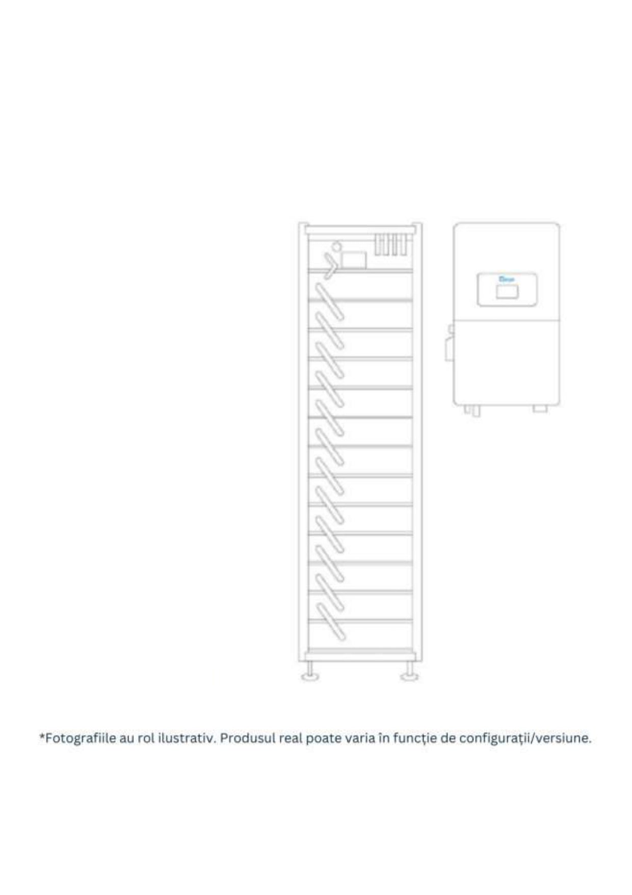 Deye Rack Metallic 3U-HRack - 14 layer BOS-A